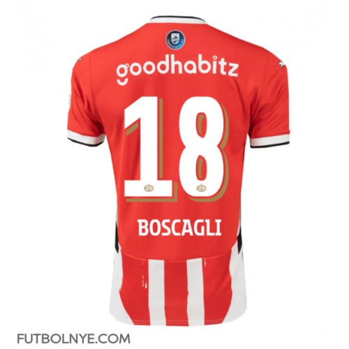Camiseta PSV Eindhoven Olivier Boscagli #18 Primera Equipación 2024-25 manga corta